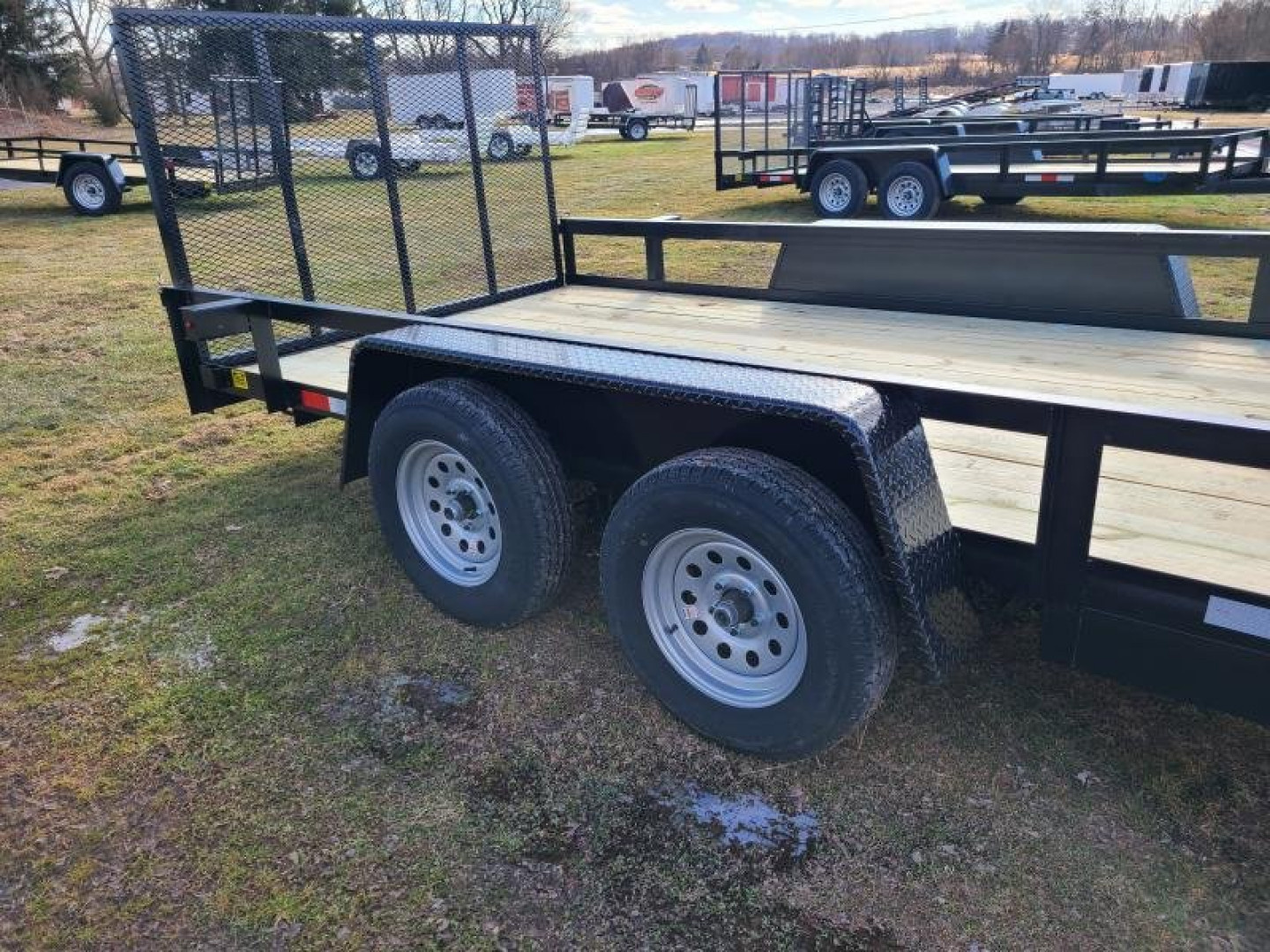 New 2026 MCT MFG 6'10"x12' Landscape trailer Utility Trailer