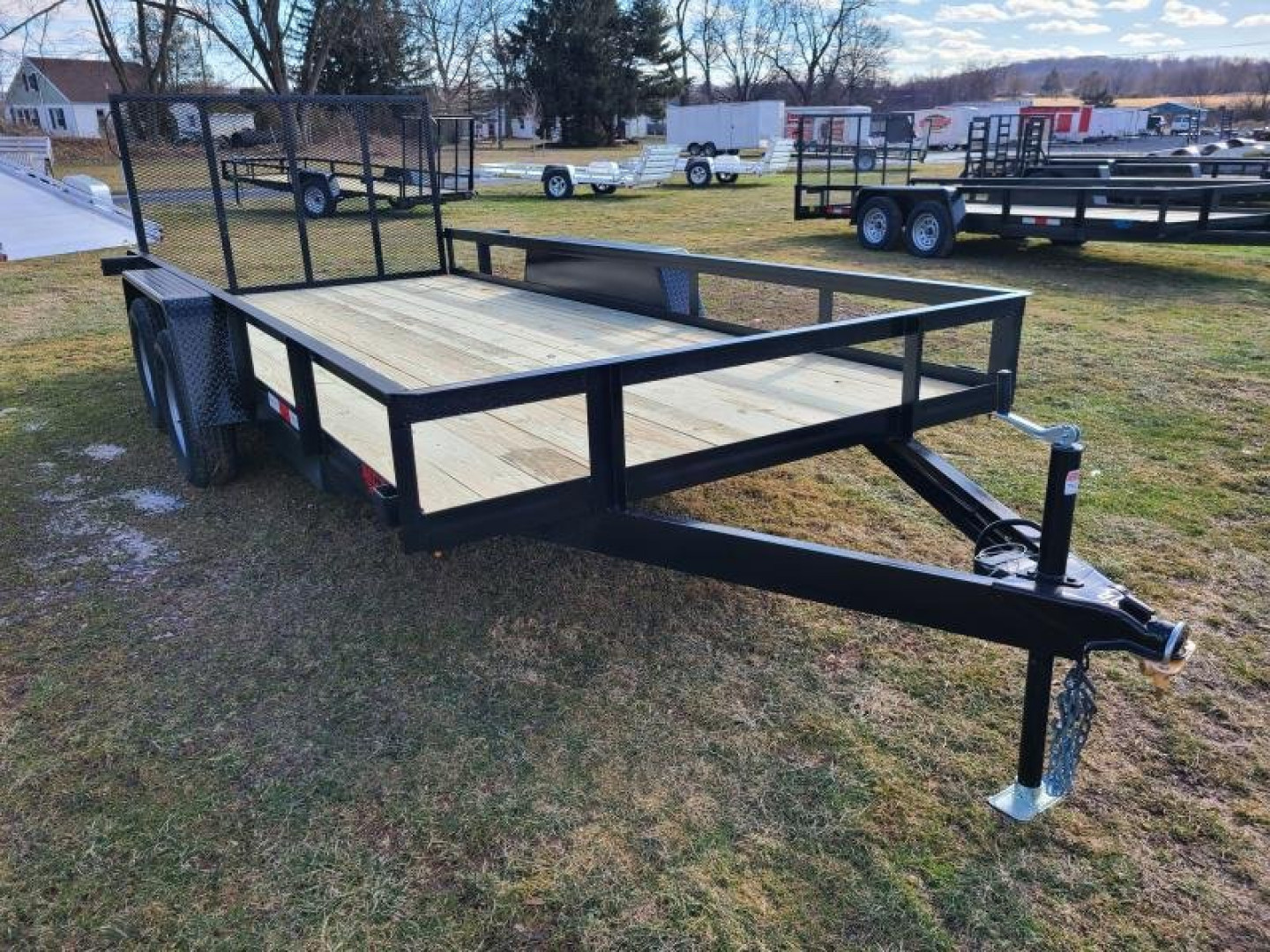 New 2026 MCT MFG 6'10"x12' Landscape trailer Utility Trailer