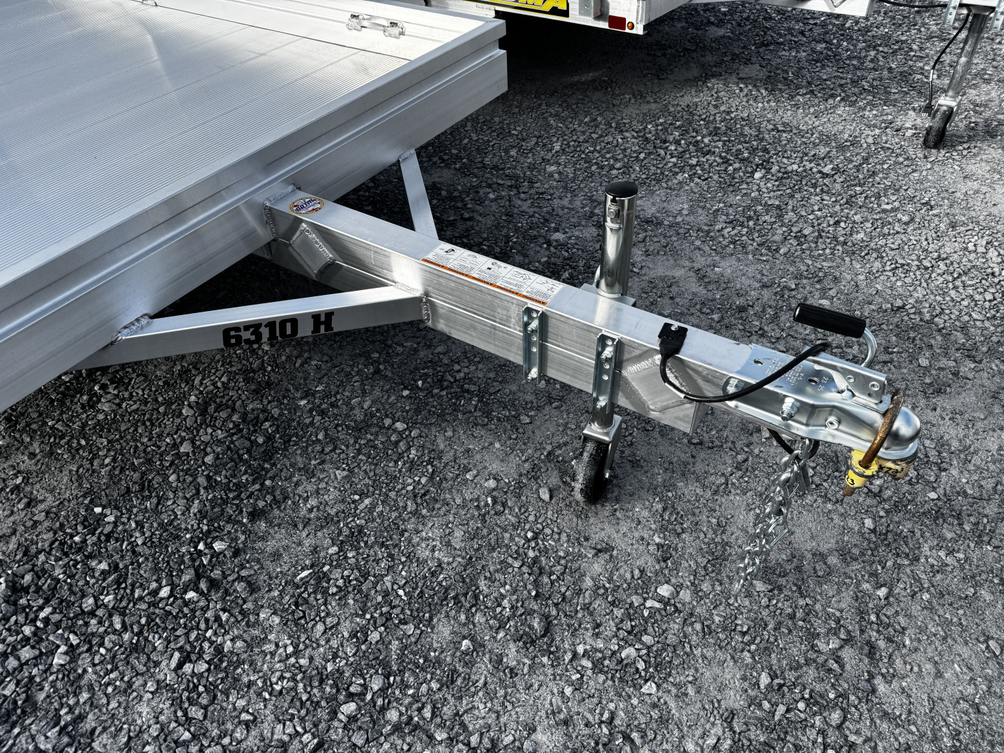 New 2027 Aluma 6310H-S-BT One Piece Gate Utility Trailer