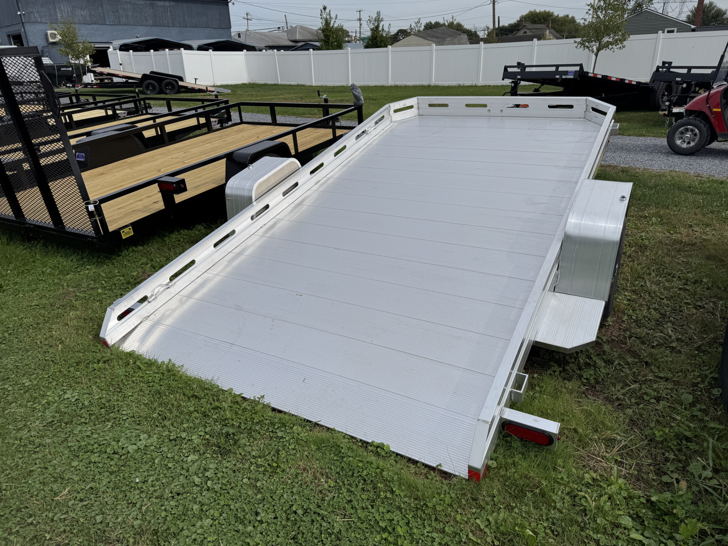 New 2026 Aluma 7712H-TILT-S Tilt Deck Utility Trailer