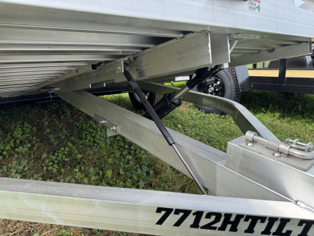 New 2026 Aluma 7712H-TILT-S Tilt Deck Utility Trailer