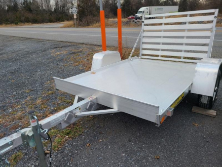 New 2027 Aluma 638S-TG One Piece Gate Utility Trailer ON SALE PLEASE CALL