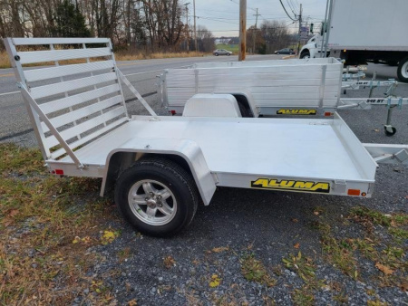 New 2027 Aluma 638S-TG One Piece Gate Utility Trailer ON SALE PLEASE CALL