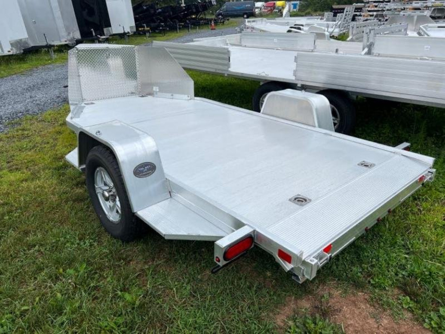 New 2027 Aluma TK1S-R-RTD Trike Hauler Motorcycle Trailer
