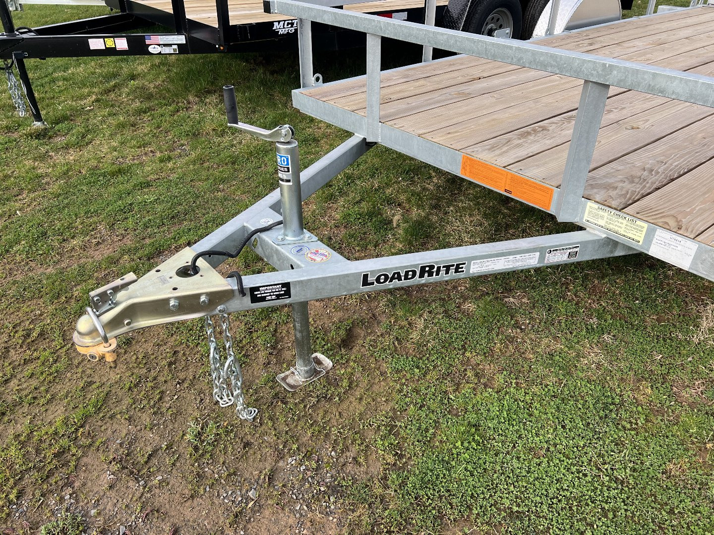 New 2024 LOAD RITE Load Rite UT6514 Galvanized Landscape Trailer Landscape Trailer