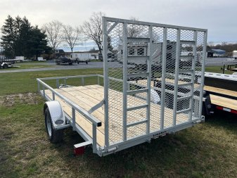 New 2024 LOAD RITE Load Rite UT6514 Galvanized Landscape Trailer Landscape Trailer