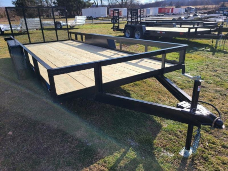 New 2026 MCT MFG 6'10"x18' Landscape trailer Utility Trailer