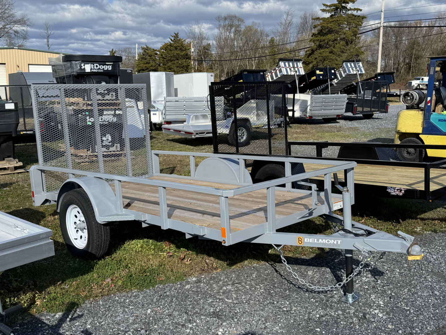 New 2025 BELMONT - 5'x10' Tube Top Single Axle UT510TT Utility Trailer FALL CLEARANCE SALE