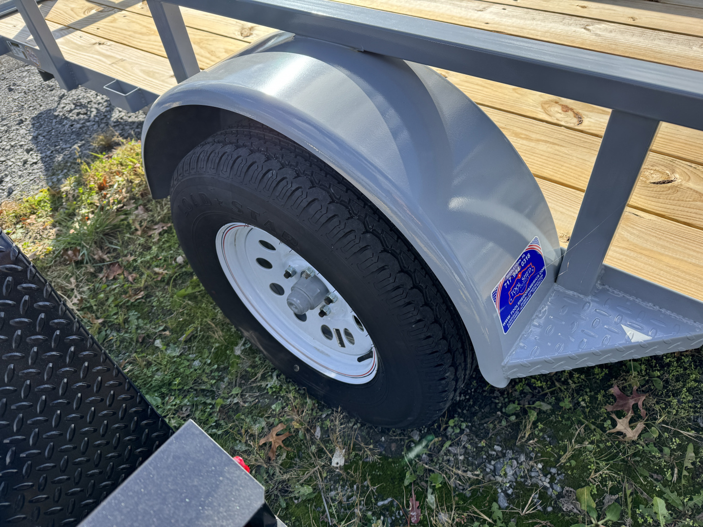 New 2025 BELMONT - 5'x10' Tube Top Single Axle UT510TT Utility Trailer FALL CLEARANCE SALE