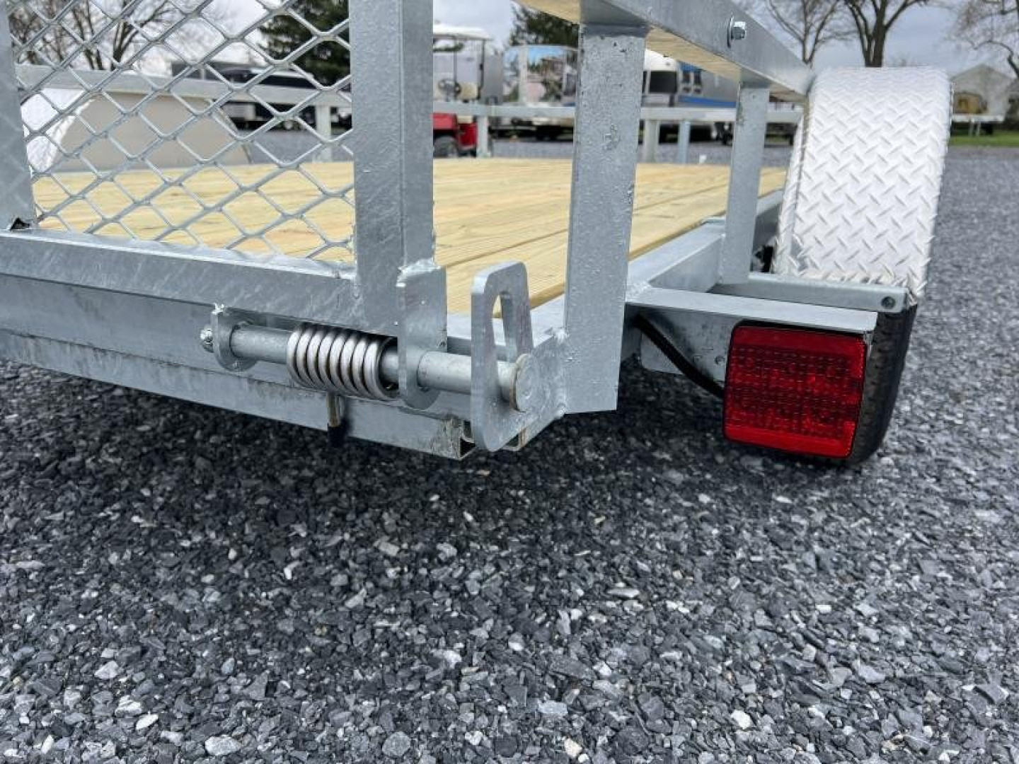 New 2023 LOAD RITE Load Rite UT5511 Galvanized Landscape Trailer Landscape Trailer