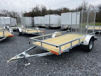 New 2023 LOAD RITE Load Rite UT5511 Galvanized Landscape Trailer Landscape Trailer