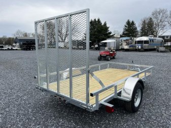 New 2023 LOAD RITE Load Rite UT5511 Galvanized Landscape Trailer Landscape Trailer