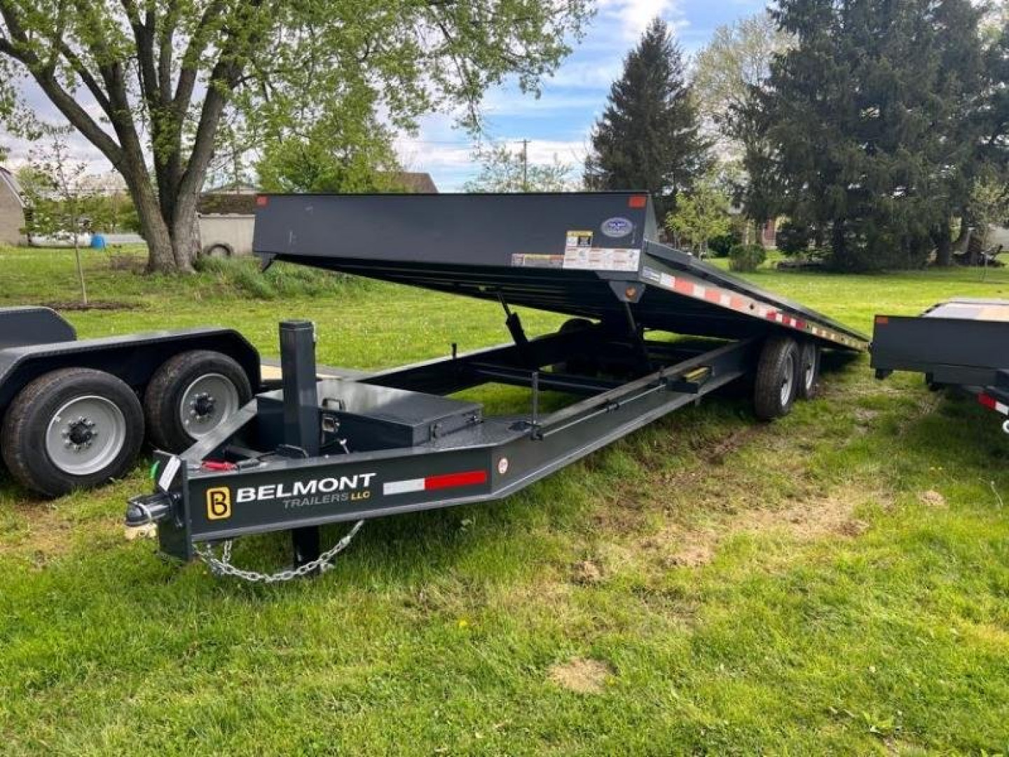 New 2025 BELMONT - 14K 8'6"x24' Full Tilt Deck Over Trailer D0924TD-15.4K Equipment Trailer