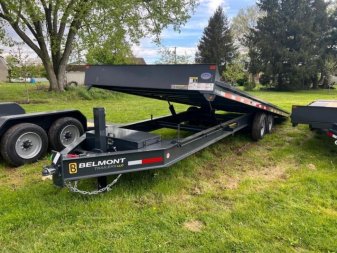New 2025 BELMONT - 14K 8'6"x24' Full Tilt Deck Over Trailer D0924TD-15.4K Equipment Trailer