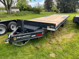 New 2025 BELMONT - 14K 8'6"x24' Full Tilt Deck Over Trailer D0924TD-15.4K Equipment Trailer