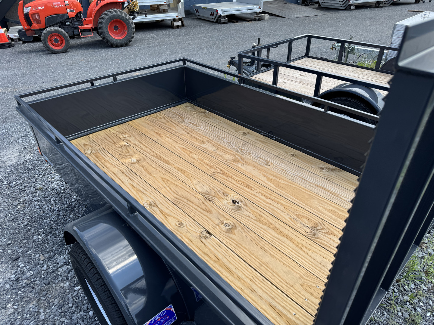 New 2025 BELMONT - 5'x8' Solid Side Single Axle UT508SS Utility Trailer