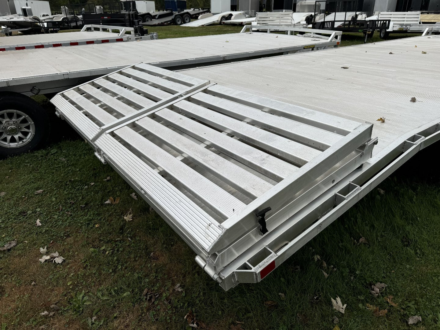 New 2026 Aluma 1024H-10K 24ft Deckover Hauler Equipment Trailer