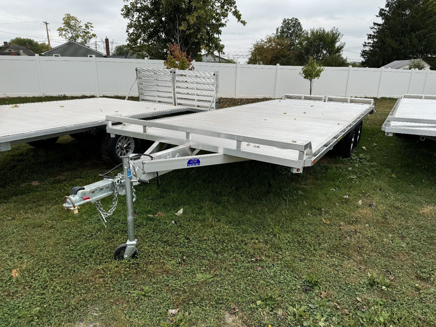 New 2026 Aluma 1024H-10K 24ft Deckover Hauler Equipment Trailer