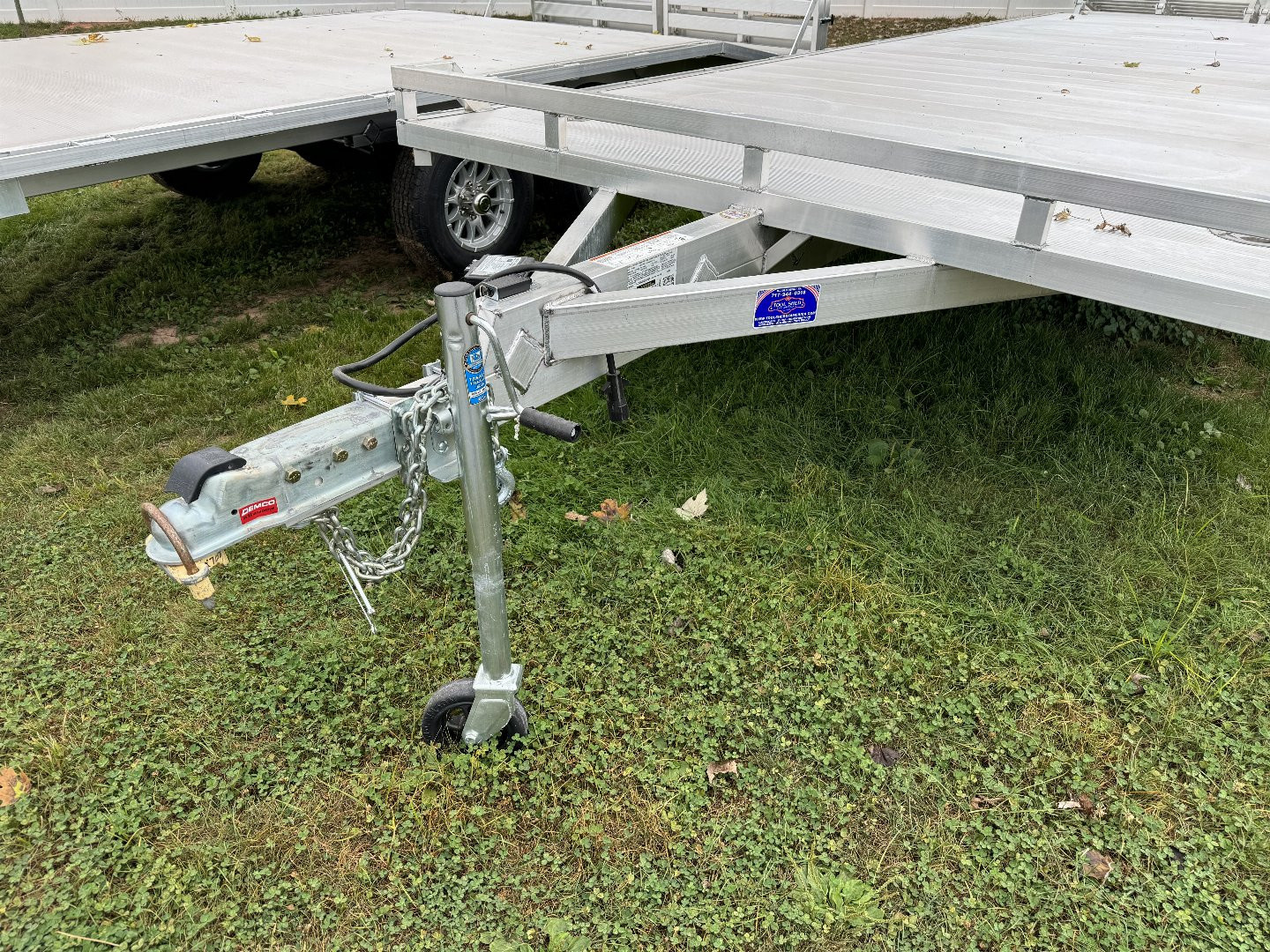 New 2026 Aluma 1024H-10K 24ft Deckover Hauler Equipment Trailer