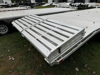 New 2026 Aluma 1024H-10K 24ft Deckover Hauler Equipment Trailer