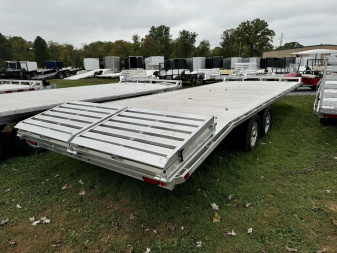 New 2026 Aluma 1024H-10K 24ft Deckover Hauler Equipment Trailer