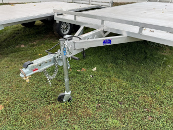 New 2026 Aluma 1024H-10K 24ft Deckover Hauler Equipment Trailer