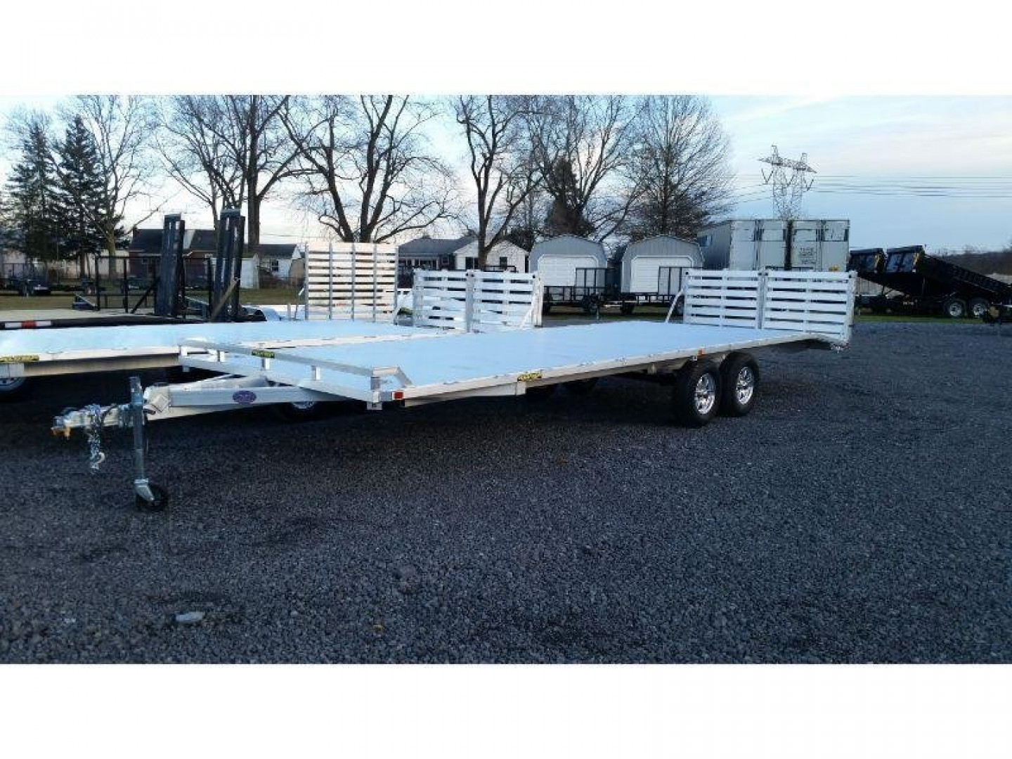 New 2026 Aluma 1026H-10k 26ft Deckover Hauler Equipment Trailer