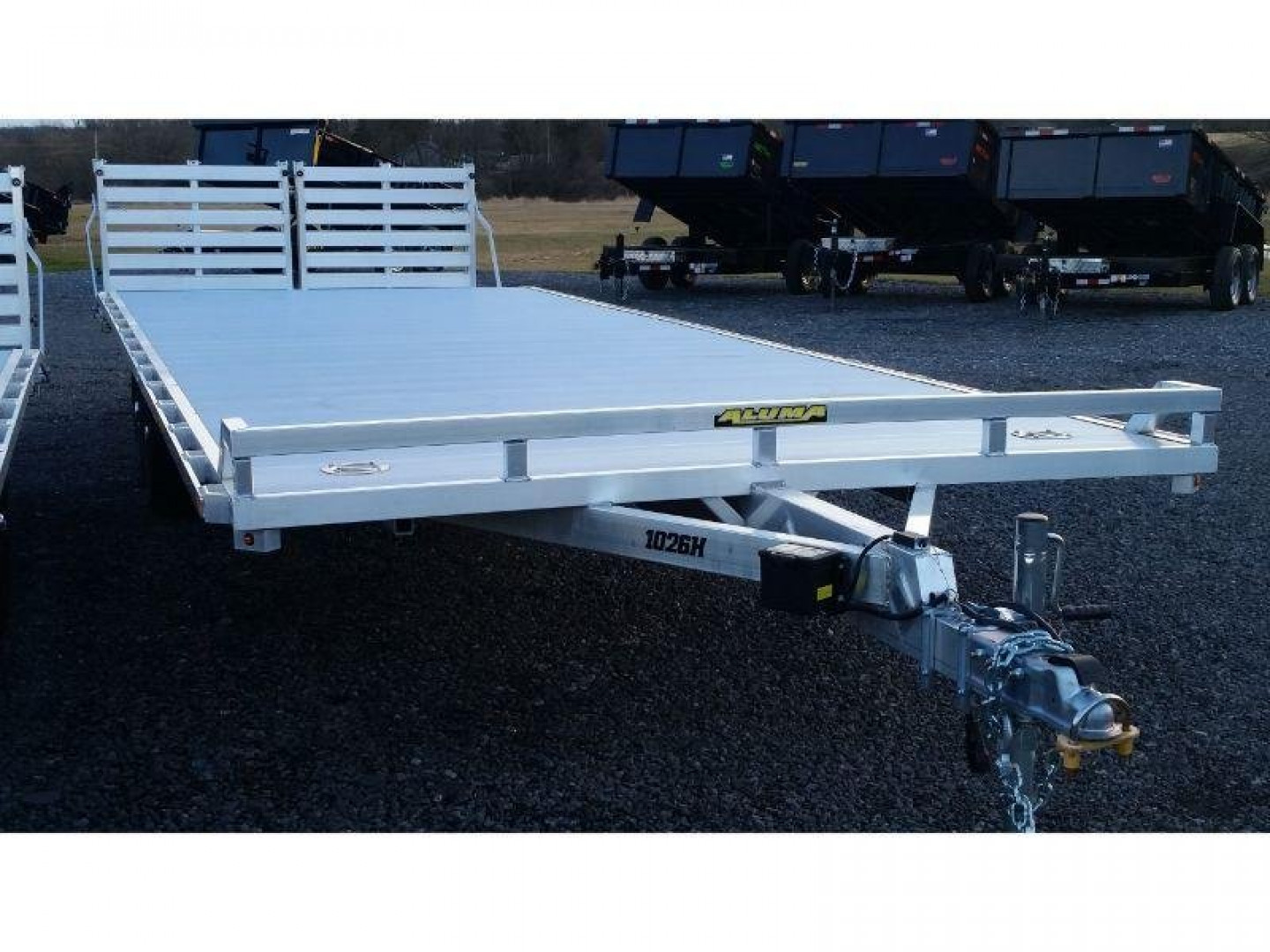 New 2026 Aluma 1026H-10k 26ft Deckover Hauler Equipment Trailer