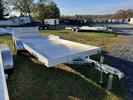 New 2026 Aluma 7820ESA-TA-EL-BT Utility Trailer Bifold Tail Gate FREE 15 INCH ALUMINUM WHEEL UPGRADE SUMMER SALE ON NOW