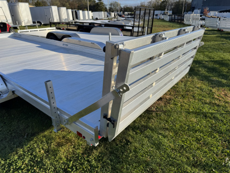 New 2026 Aluma 7820ESA-TA-EL-BT Utility Trailer Bifold Tail Gate FREE 15 INCH ALUMINUM WHEEL UPGRADE SUMMER SALE ON NOW