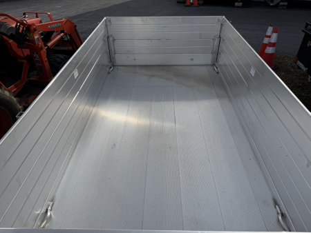 New 2027 Aluma 548S-BT 2Ft Solid Sides Bifold Tailgate Utility Trailer