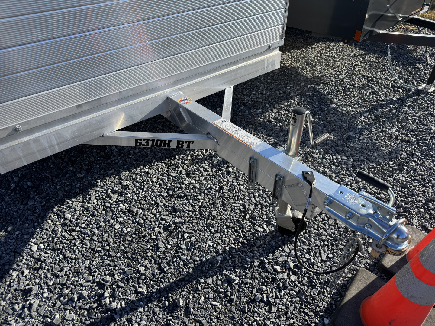 New 2026 Aluma 6310S-BT 2ft Solid Sides Bifold Gate Utility Trailer