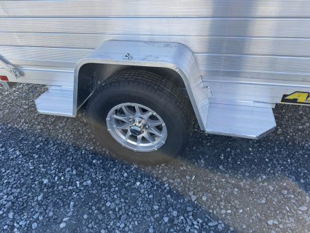 New 2026 Aluma 6310S-BT 2ft Solid Sides Bifold Gate Utility Trailer