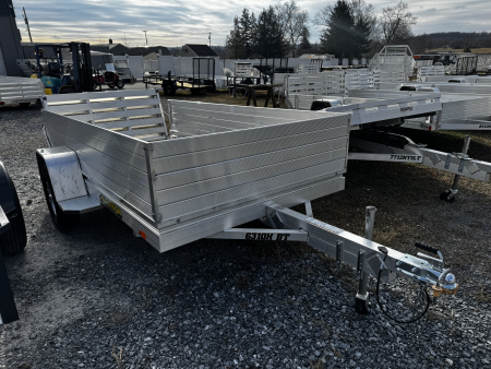 New 2026 Aluma 6310H-S-BT 2ft Solid Sides Bifold Gate Utility Trailer SUMMER SALE ON NOW
