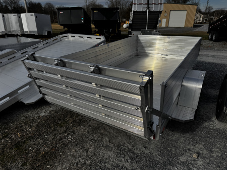 New 2026 Aluma 6310H-S-BT 2ft Solid Sides Bifold Gate Utility Trailer SUMMER SALE ON NOW