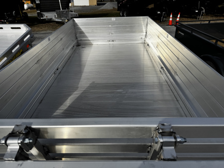 New 2026 Aluma 6310H-S-BT 2ft Solid Sides Bifold Gate Utility Trailer SUMMER SALE ON NOW