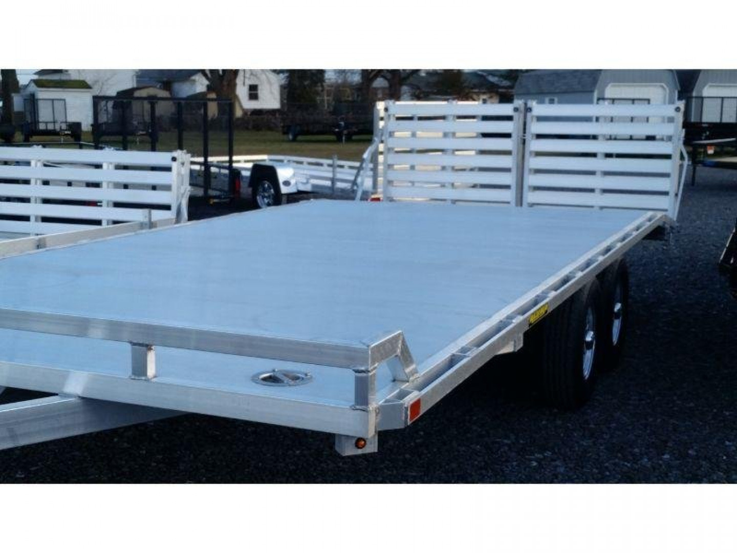 New 2025 ALUMA 1020H 20 ft Deckover Hauler Equipment Trailer Equipment Trailer
