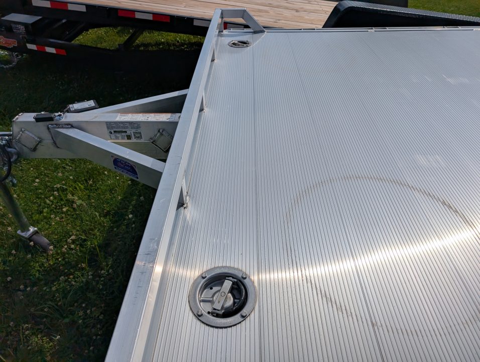 New 2026 Aluma 1020H-TA-BT-DT-RR-RTD 20 ft Deckover Hauler Equipment Trailer Equipment Trailer ON SALE NOW, PLEASE CALL