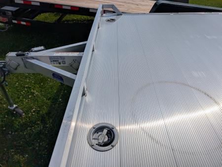New 2026 Aluma 1020H-TA-BT-DT-RR-RTD 20 ft Deckover Hauler Equipment Trailer Equipment Trailer ON SALE NOW, PLEASE CALL