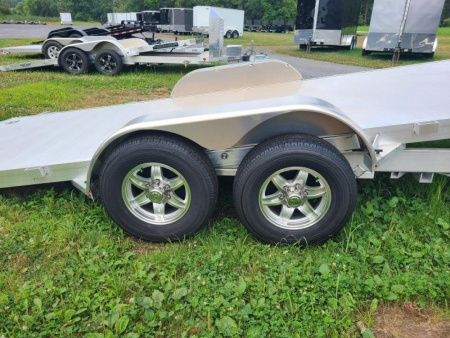 New 2026 Aluma 8218H-TILT-TA-EL-RTD Heavy Tilt Hauler Car / Racing Trailer