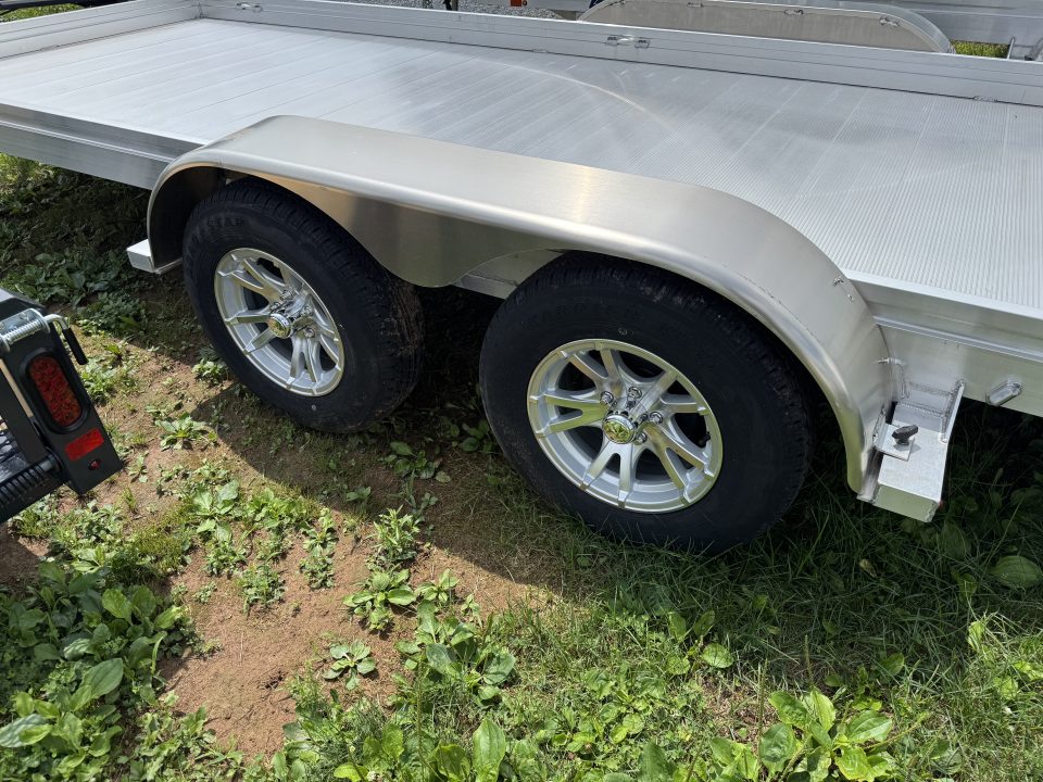New 2026 Aluma 7818ESA-TA-EL-BT Utility Trailer FREE 15 INCH ALUMINUM WHEEL UPGRADE