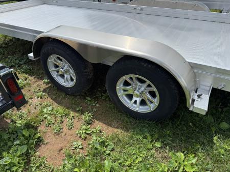 New 2026 Aluma 7818ESA-TA-EL-BT Utility Trailer FREE 15 INCH ALUMINUM WHEEL UPGRADE
