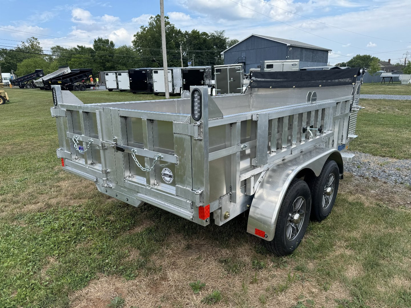 New 2027 Mission MODP6X12 Dump Trailer 24" Sides FREE TARP KIT FREE ALUMINUM WHEEL UPGRADE