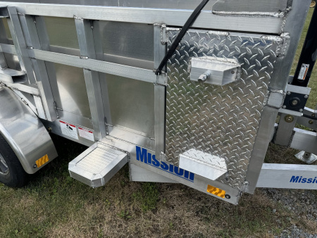 New 2027 Mission MODP6X12 Dump Trailer 24" Sides FREE TARP KIT FREE ALUMINUM WHEEL UPGRADE