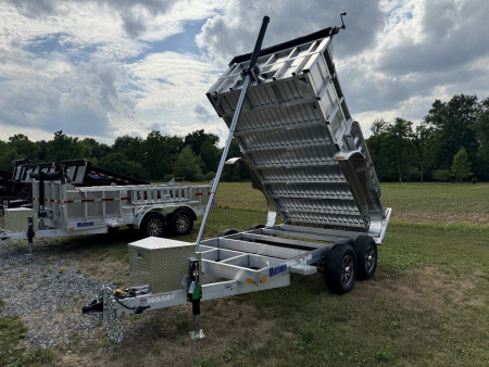 New 2026 Mission 2026 Mission 6x12 MODP Aluminum 10k Low Pro Dump Dump Trailer