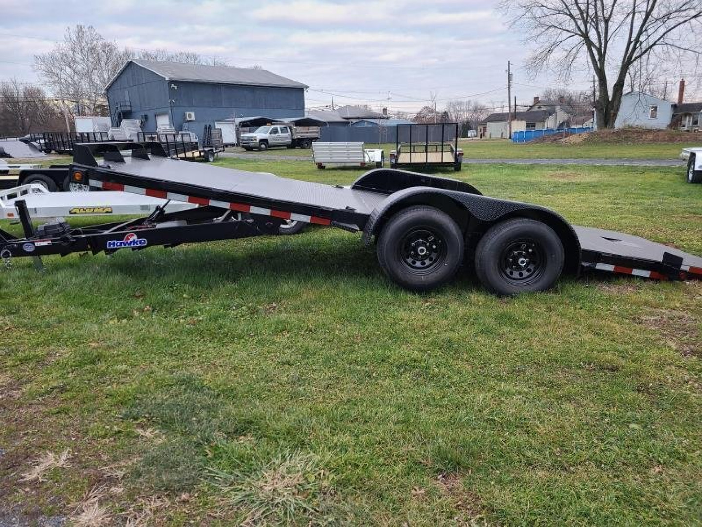 New 2025 HAWKE 20 FT 10K Equipment Trailer EQ20-10K