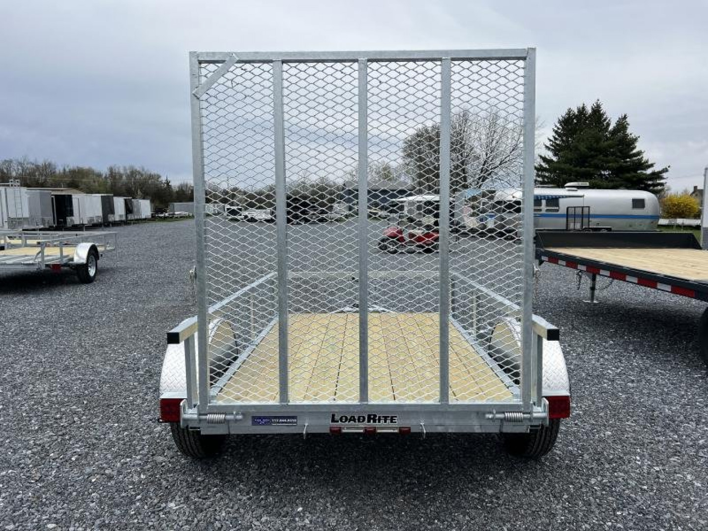 New 2024 LOAD RITE Load Rite UT508 Galvanized Landscape Trailer Landscape Trailer