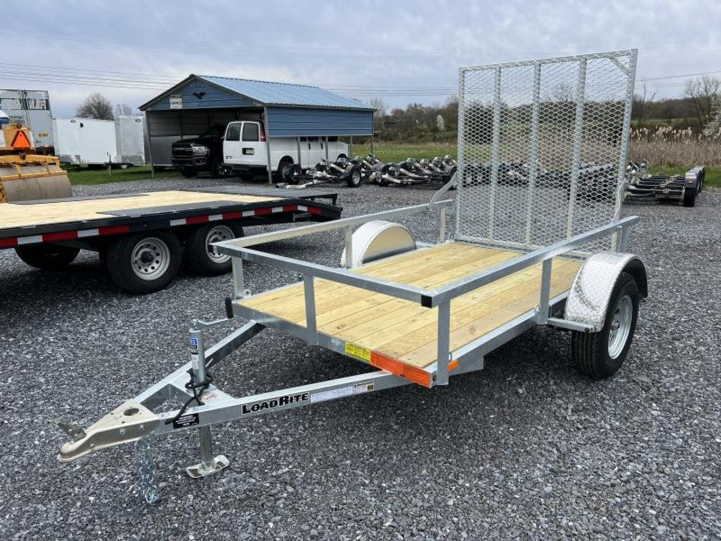 New 2024 LOAD RITE Load Rite UT508 Galvanized Landscape Trailer Landscape Trailer