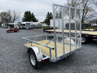 New 2024 LOAD RITE Load Rite UT508 Galvanized Landscape Trailer Landscape Trailer