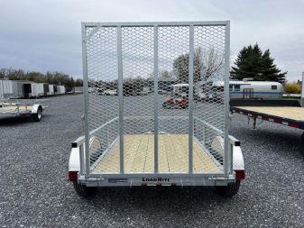 New 2024 LOAD RITE Load Rite UT508 Galvanized Landscape Trailer Landscape Trailer